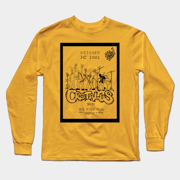 Concert Flyer Long Sleeve T-Shirt by TommyVision